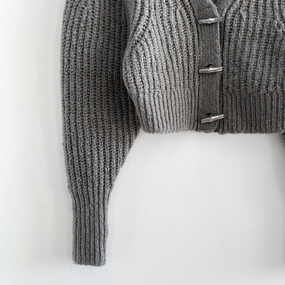 & Other Stories Wool Blend Cardigan - Picture 3 of 12